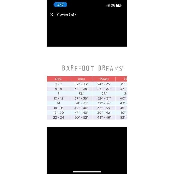 Barefoot Dreams cozy chic ultra lite cowl neck tunic, color pewter 1X NWT - Picture 5 of 5